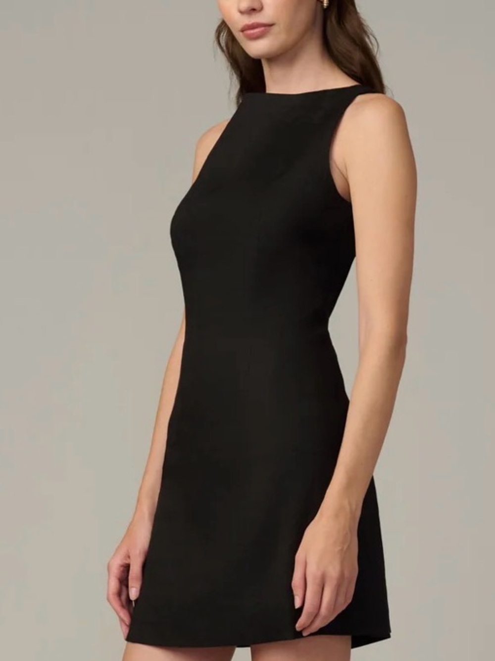 dressbarn Black Sleeveless Mini Sheath Dress